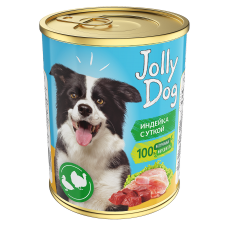 Консервы мясные для собак «Jolly Dog», Индейка с уткой, 350г